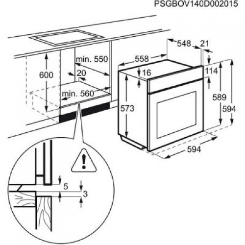 Духовка ELECTROLUX EOB 93434 AW