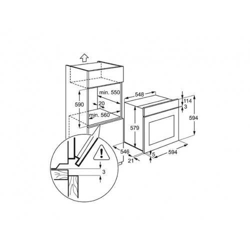 Духовка ELECTROLUX EOA 5551DOX