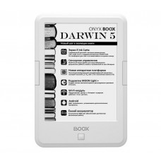 Электронная книга с подсветкой ONYX BOOX Darwin 5 White