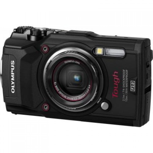 Фотоаппарат OLYMPUS TG-5 Black (Waterproof - 15m; GPS; 4K; Wi-Fi) + case (V104190BE030)