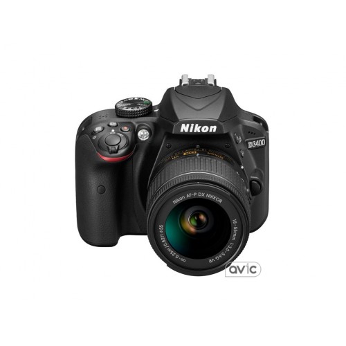 Фотоаппарат Nikon D3400 kit (18-55mm VR) Black