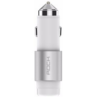 Гарнитура Rock Hammer Car Charger & Bluetooth Earphone White