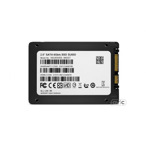 SSD накопитель ADATA Ultimate SU650 120 GB (ASU650SS-120GT-R)