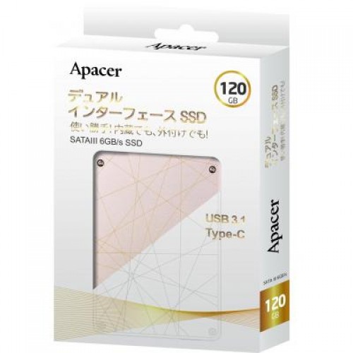 Внешний накопитель SSD USB 3.1 120GB Apacer (AP120GAS720-1)
