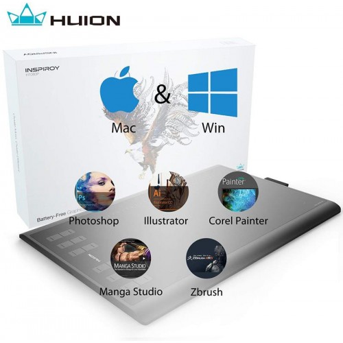 Графический планшет Huion Inspiroy H1060P