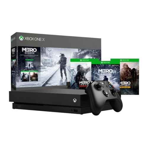 Игровая приставка Microsoft Xbox One X 1TB + Metro Exodus