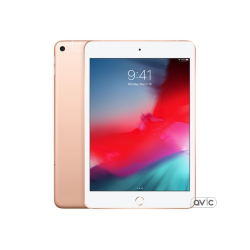 Планшет Apple iPad mini 5 Wi-Fi + Cellular 64GB Gold (MUXH2, MUX72)