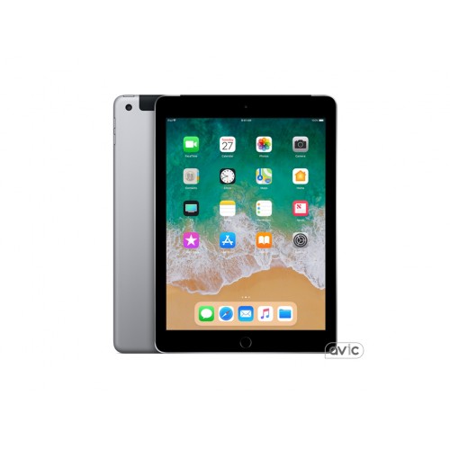 Планшет Apple iPad 2018 Wi-Fi + Cellular 128GB Space Gray (MR7C2)