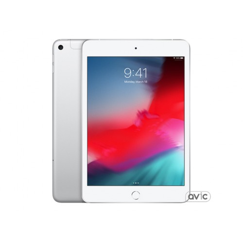 Планшет Apple iPad mini 5 Wi-Fi + Cellular 64GB Silver (MUXG2, MUX62)