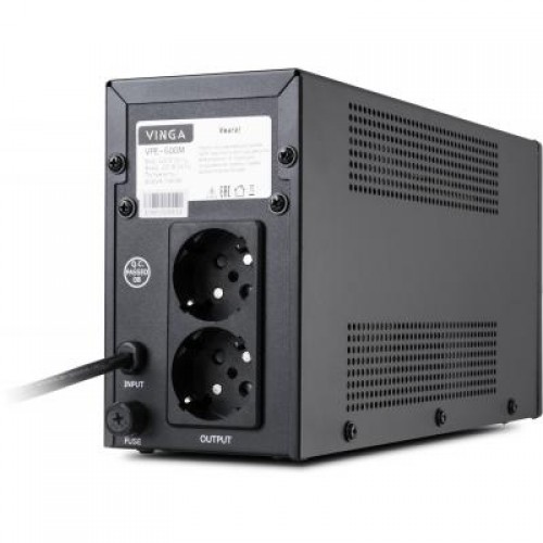 ИБП Vinga LED 600VA metal case (VPE-600M)