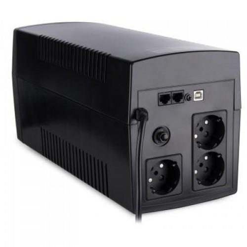 ИБП Vinga LED 1200VA plastic case with USB+RJ45 (VPE-1200PU)