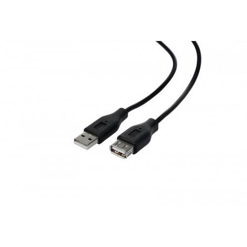 Кабель 2E (2E-W-3168) USB 2.0 (AM/AF), 1.8м, черный