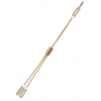 Кабель Baseus AUX Audio 26 cm (Gold) Кабель Baseus AUX Audio 26 cm (Gold)