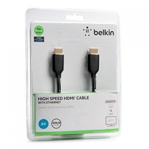Кабель мультимедийный HDMI to HDMI 5.0m Belkin (F3Y021bt5M)