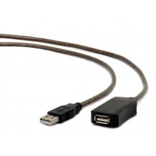 Кабель Cablexpert (UAE-01-15M) активный удлинитель USB, 15м, черный