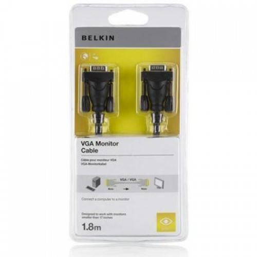 Кабель мультимедийный VGA 1.8m Belkin (F2N028bt1.8M)