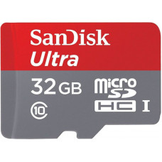 Карта памяти SanDisk 32GB micro-SD class 10 UHS-I Ultra (SDSQUAR-032G-GN6MA)