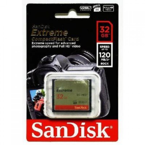 Карта памяти SanDisk 32Gb Compact Flash Extreme (SDCFXSB-032G-G46)