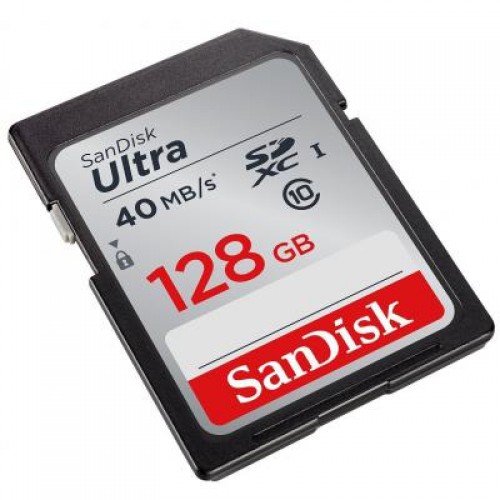 Карта памяти SanDisk 128GB SDXC Class 10 UHS-I (SDSDUNC-128G-GN6IN)