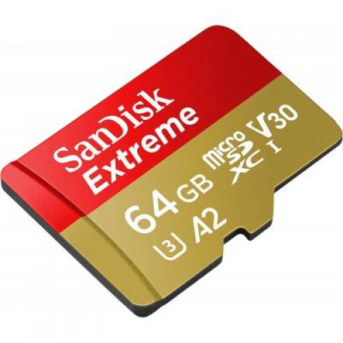 Карта памяти SanDisk 64GB microSDXC class 10 UHS-I U3 Extreme Pro V30 (SDSQXA2-064G-GN6MA)