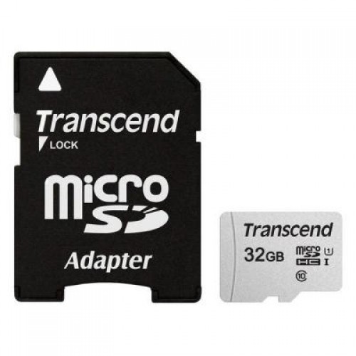 Карта памяти Transcend 32GB microSDHC class 10 UHS-I U1 (TS32GUSD300S-A)