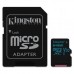 Карта памяти Kingston 64GB microSDXC class 10 UHS-I U3 Canvas Go (SDCG2/64GB)