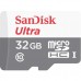 Карта памяти SanDisk 32GB microSD Class 10 UHS-I Ultra (SDSQUNS-032G-GN3MN)