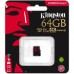 Карта памяти Kingston 64GB microSDXC class 10 UHS-I U3 (SDCR/64GBSP)