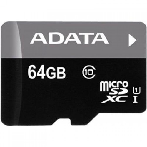 Карта памяти ADATA 64GB microSD class 10 UHS-I (AUSDX64GUICL10-R)