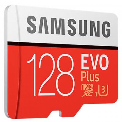 Карта памяти Samsung 128GB microSD class 10 EVO PLUS UHS-I (MB-MC128GA/RU)