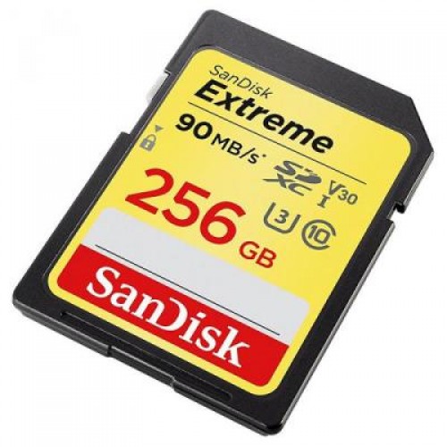 Карта памяти SanDisk 256GB SDXC class 10 V30 A1 UHS-I U3 4K Extreme (SDSDXVF-256G-GNCIN)