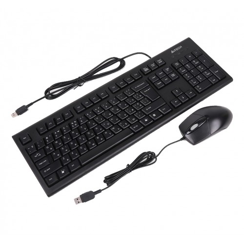 Комплект (клавиатура, мышь) A4Tech KR-8572 Black USB