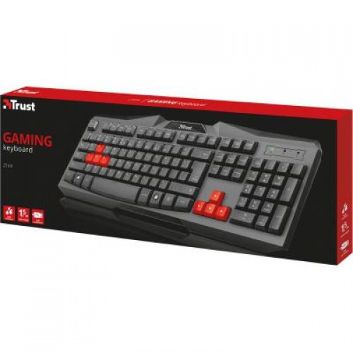 Клавиатура Trust Ziva gaming keyboard UKR (22114)