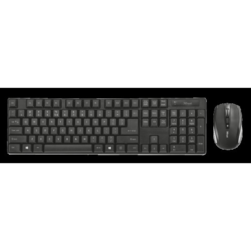 Комплект Trust Ximo Wireless Keyboard with mouse UKR (21628)