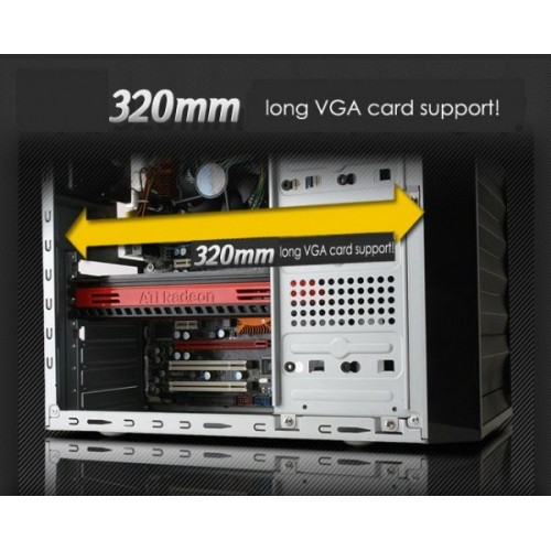 Корпус GameMax ET-207 Black 400W