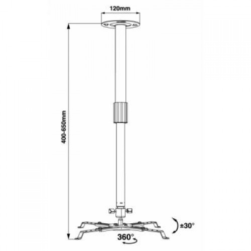 Кронштейн для проектора Walfix PB-15W