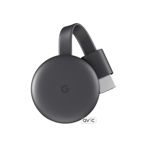 Медиаплеер Google Chromecast (3nd generation) (Charcoal)