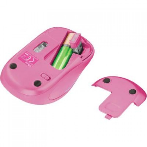 Мышь Trust Yvi FX wireless mouse pink (22336)