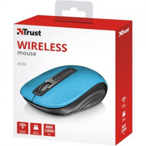 Мышь Trust Aera wireless mouse blue (22373)