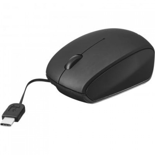 Мышь Trust USB-C retractable mini mouse black (20969)