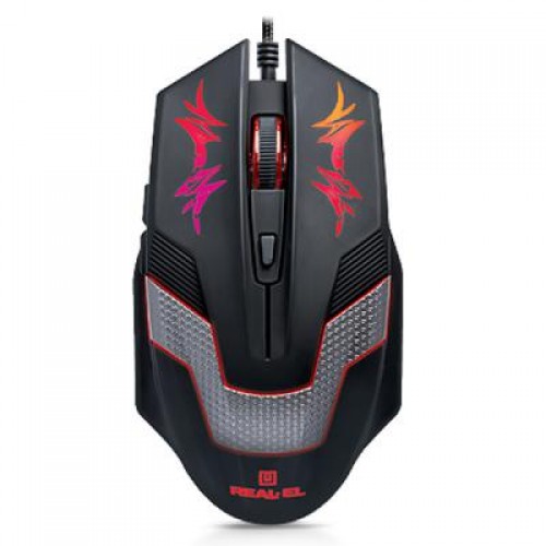 Мышь REAL-EL RM-510 Gaming, black