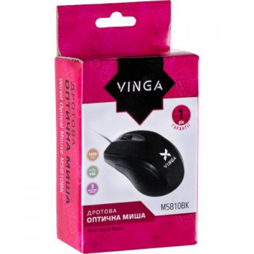 Мышь Vinga MS-810 black