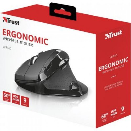 Мышь Trust Vergo Wireless ergonomic comfort (21722)