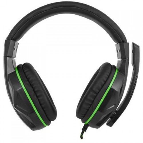 Наушники GEMIX N2 LED Black-Green Gaming