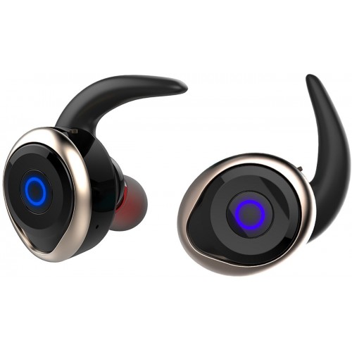 Наушники AWEI T1 Twins Earphones Black-Gold