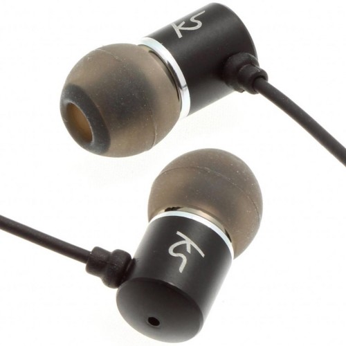 Наушники KitSound KS Ace In-Ear Headphones with mic Black (KSACEMBK)