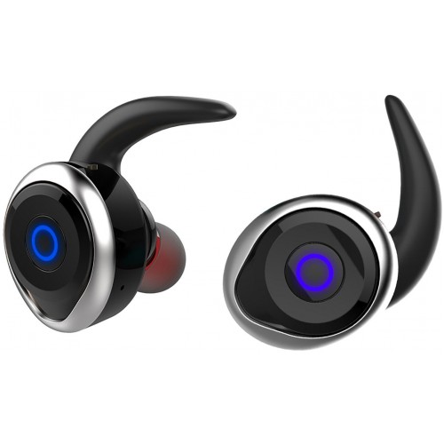 Наушники AWEI T1 Twins Earphones Black-Silver