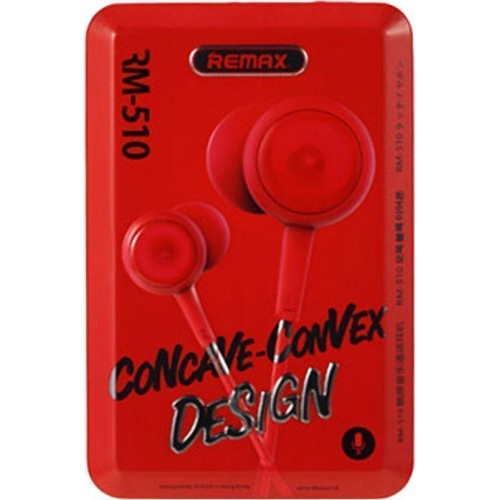 Наушники Remax RM-510 Earphone Red