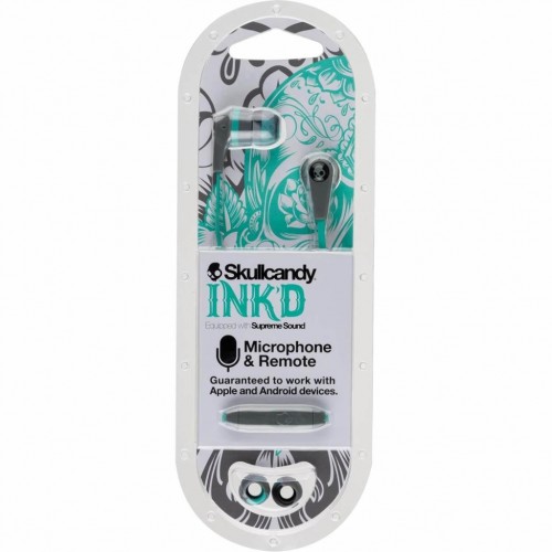 Наушники Skullcandy Inkd 2.0 Gray/Mint/Gray (S2IKJY-528)