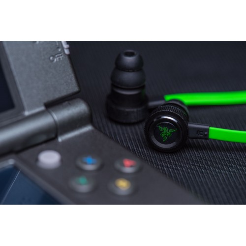 Наушники Razer Hammerhead V2 Black-Green (RZ12-01730100-R3G1)